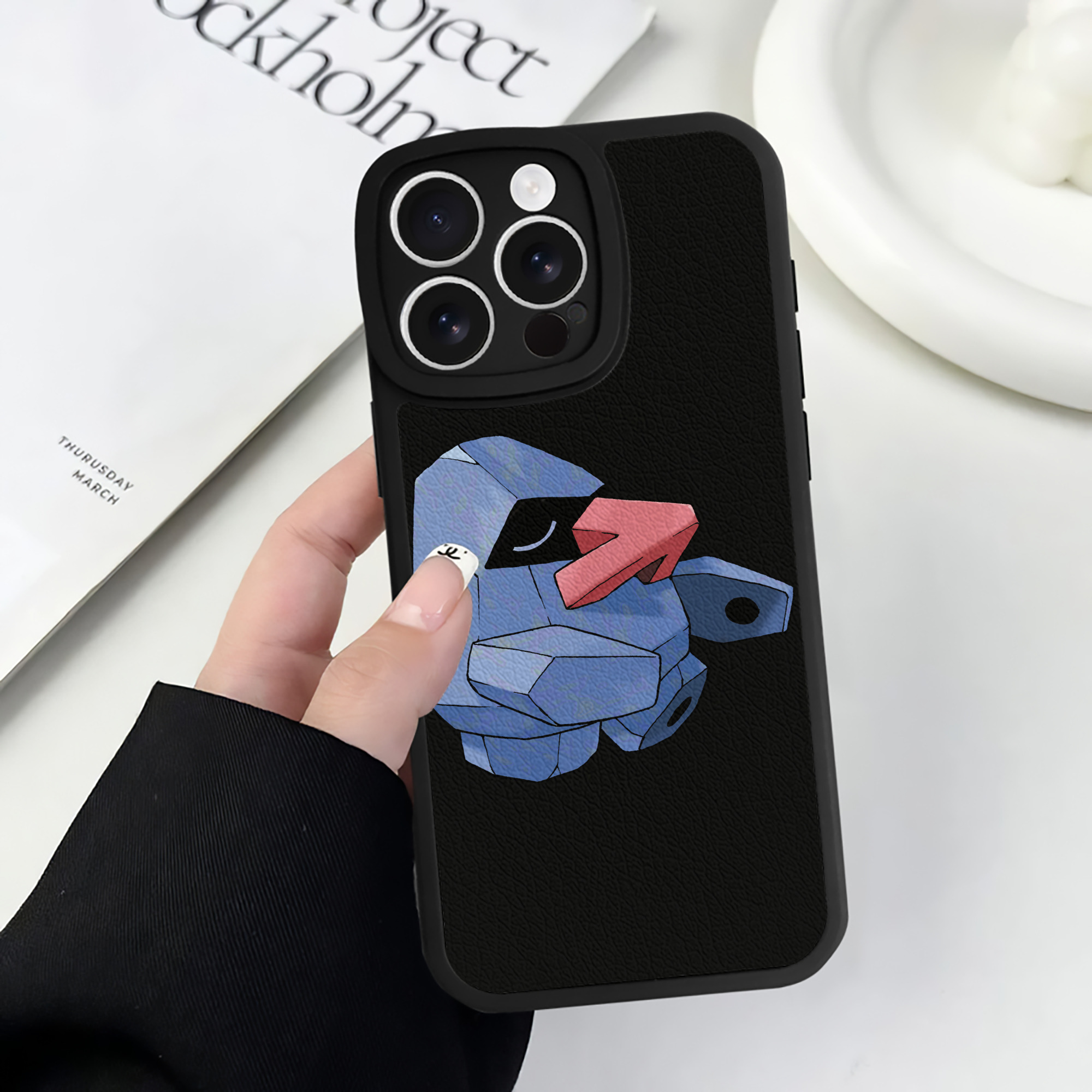（画像用） ポケットモンスター Pokémon 【iPhone 16シリーズ対応】シリコンスマホケース（レザー調） 材質：シリコン